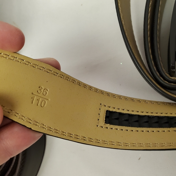 Mens leather rachet belts - Picture 7 of 8